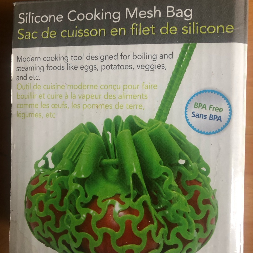 Green Silicone Cooking Mesh Bag